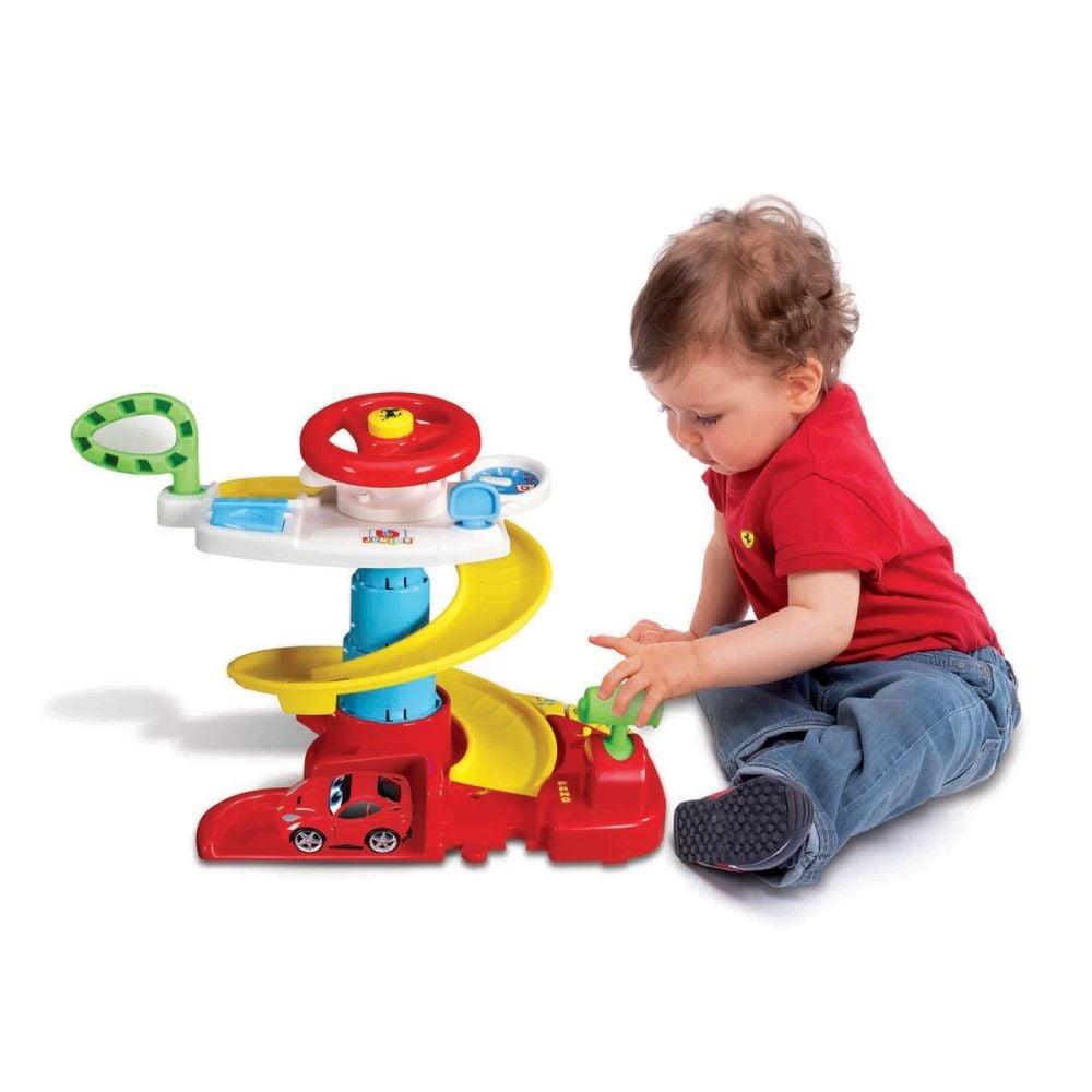 Комплект писта с волан и количка Ferrari, Bburago Junior