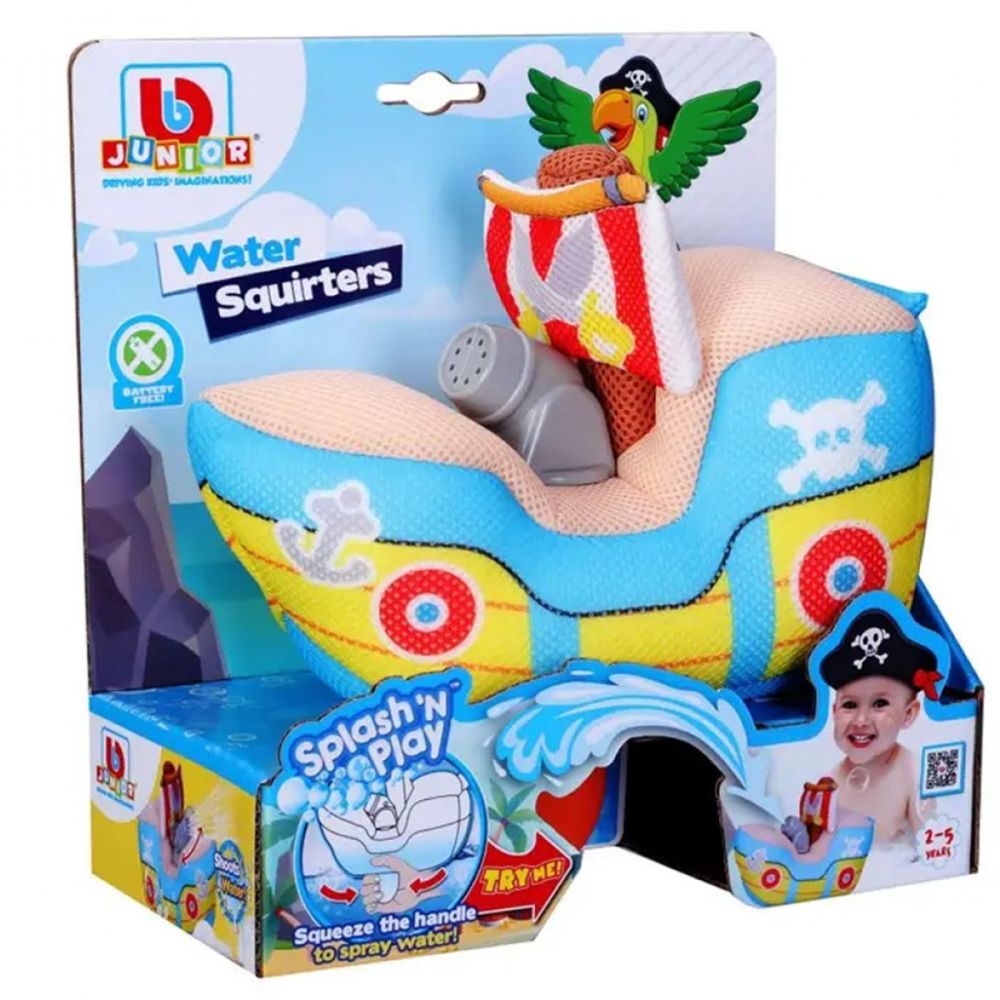 Текстилна пиратска лодка с пръскачка, Bburago Junior