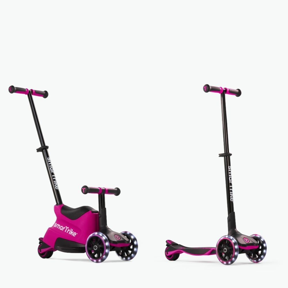 Тротинетка 3 в 1, Smart Trike Xtend, Ride-On, Pink