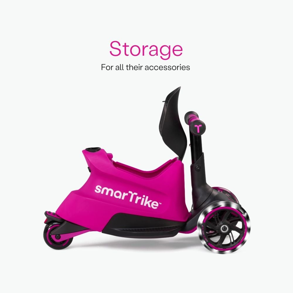 Тротинетка 3 в 1, Smart Trike Xtend, Ride-On, Pink