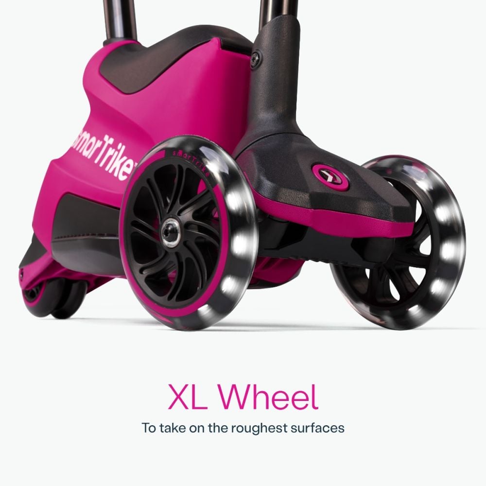 Тротинетка 3 в 1, Smart Trike Xtend, Ride-On, Pink