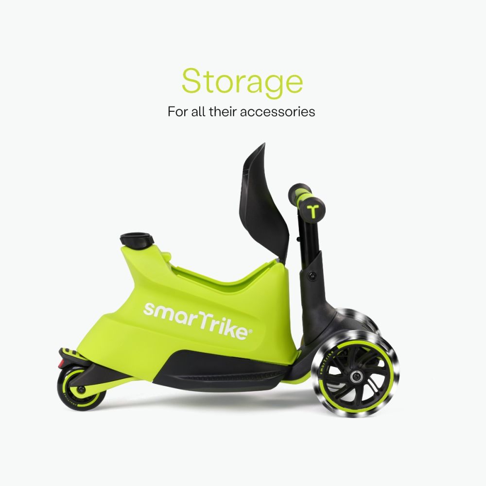 Тротинетка 3 в 1, Smart Trike Xtend, Ride-On, Lime