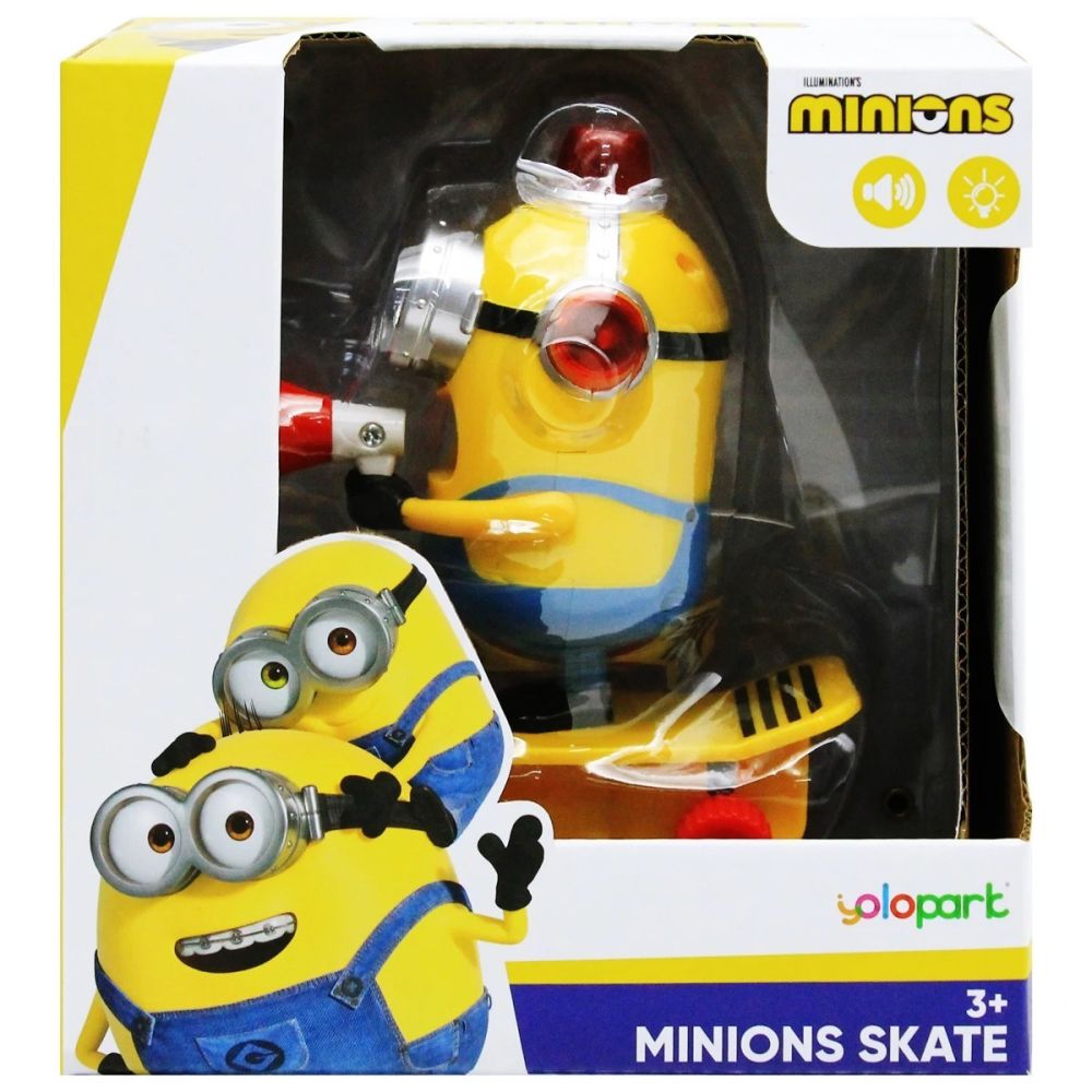 Фигурка на скейтборд със светлини и звуци, Minions