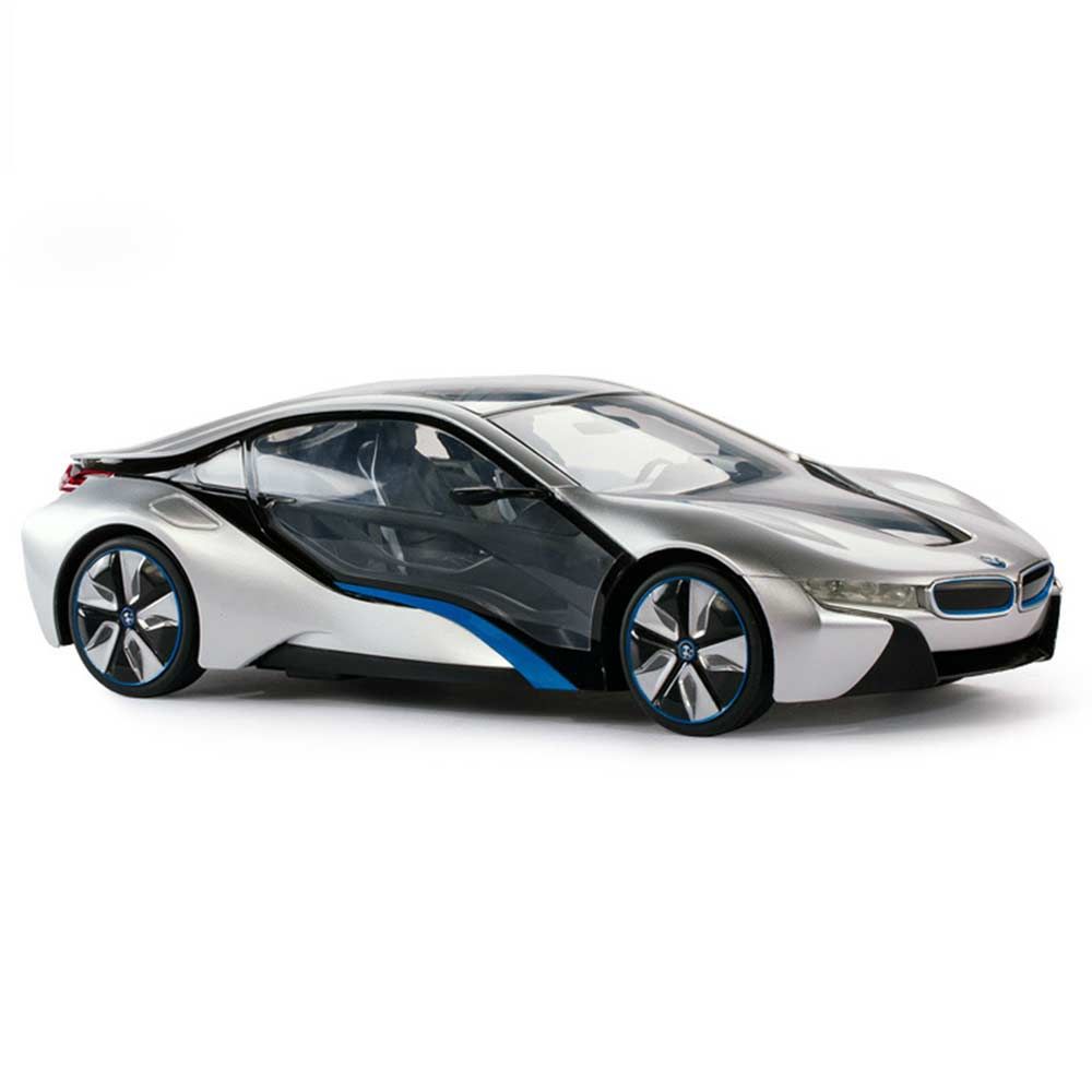 Кола с дистанционно Rastar BMW I8 1:14, Сив