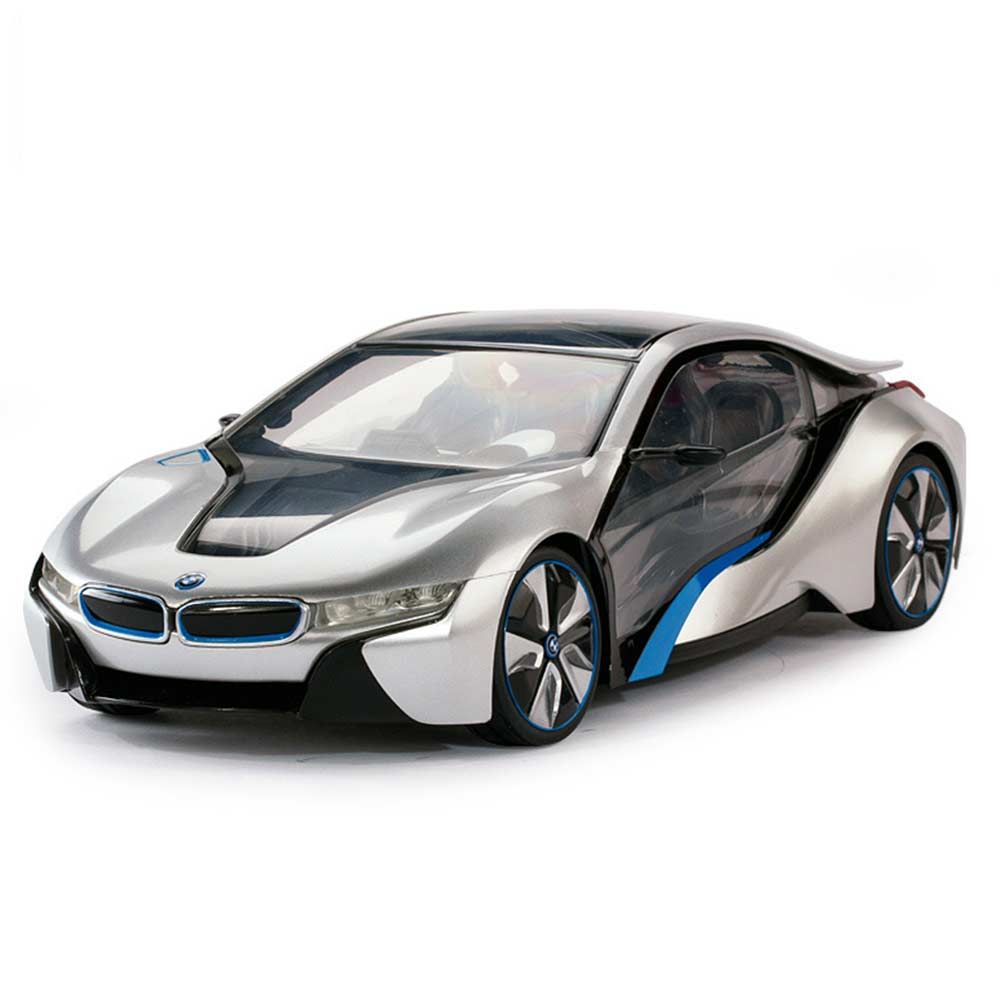 Кола с дистанционно Rastar BMW I8 1:14, Сив