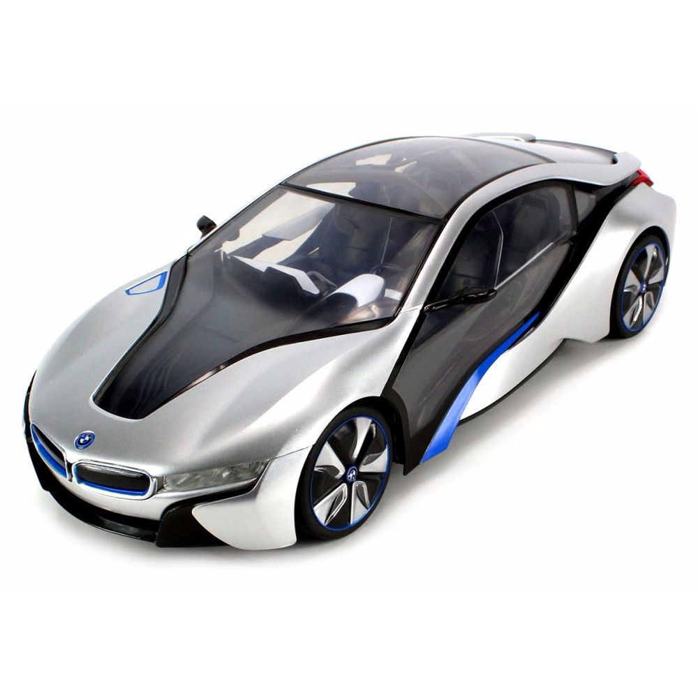 Кола с дистанционно Rastar BMW I8 1:14, Сив