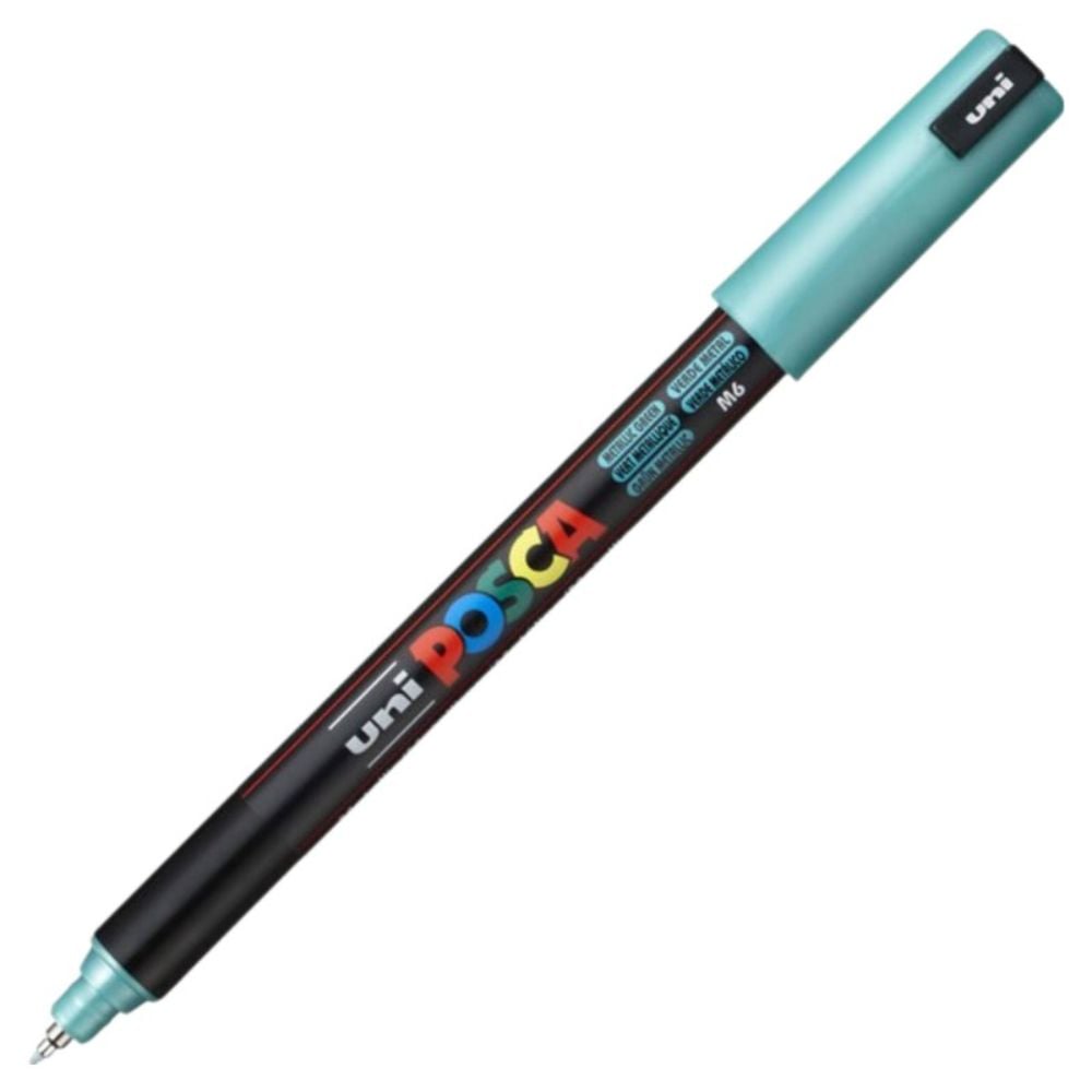 Комплект маркери Posca, UNI PC-1MR, 0.7 мм, Фин Метален Връх, 8 металически цвята