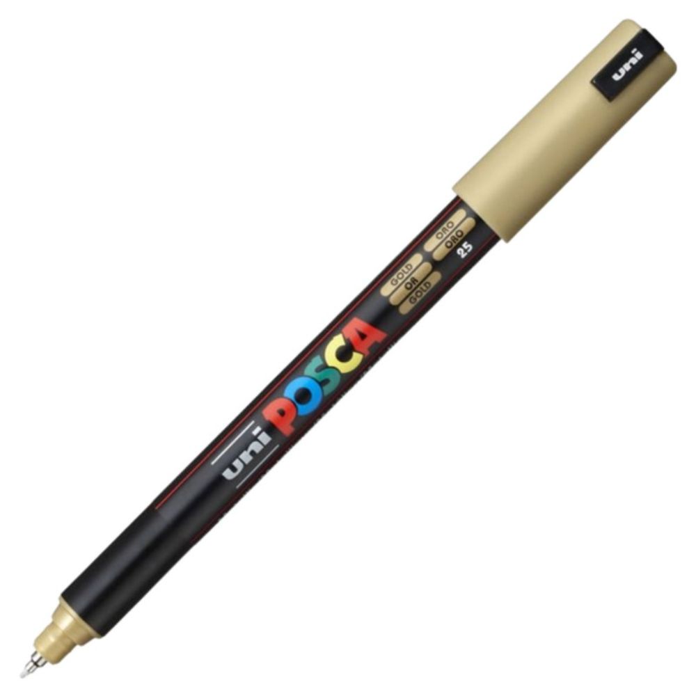 Комплект маркери Posca, UNI PC-1MR, 0.7 мм, Фин Метален Връх, 8 металически цвята