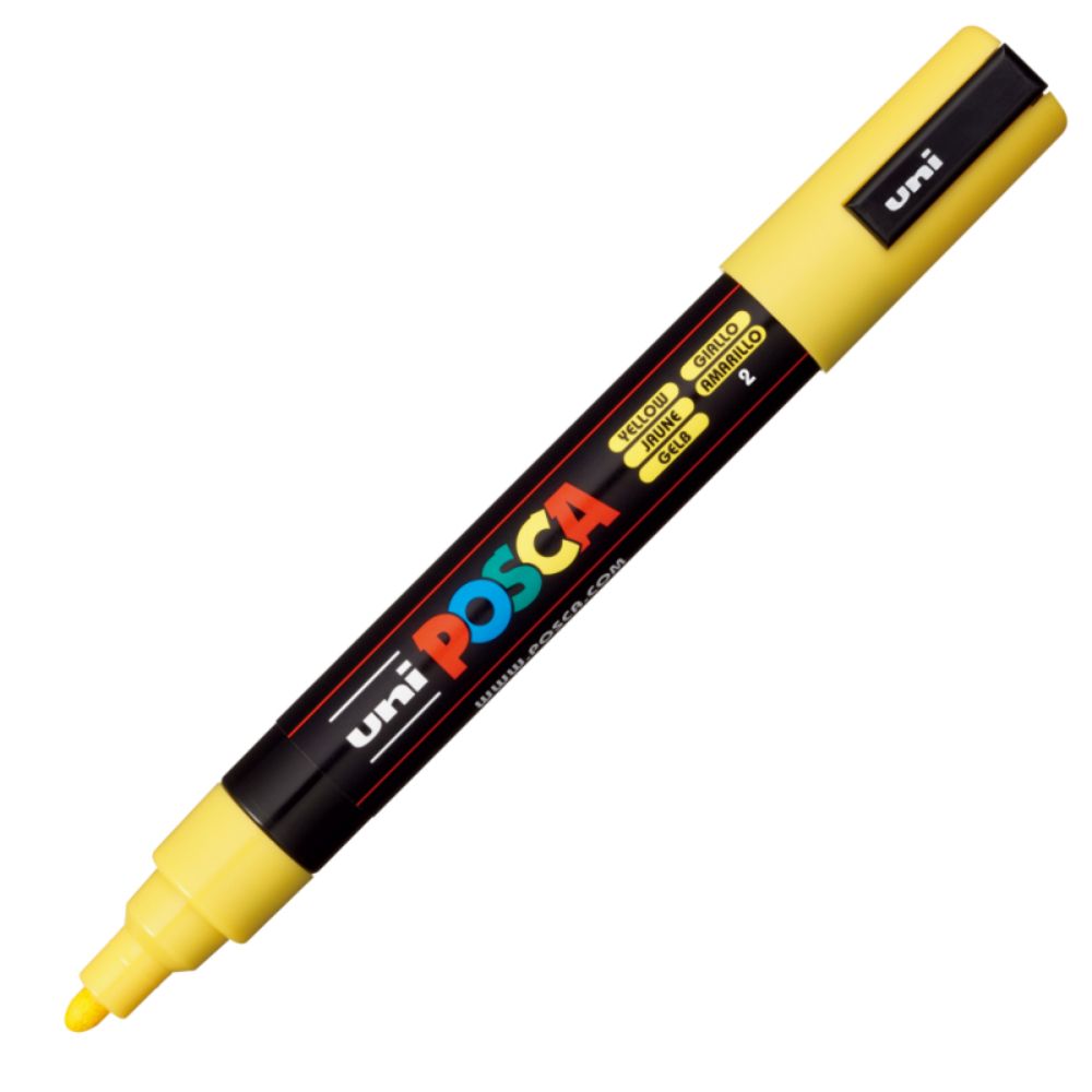 Комплект маркери Posca, UNI PC-5M, 1.8-2.5 мм, 4 цвята