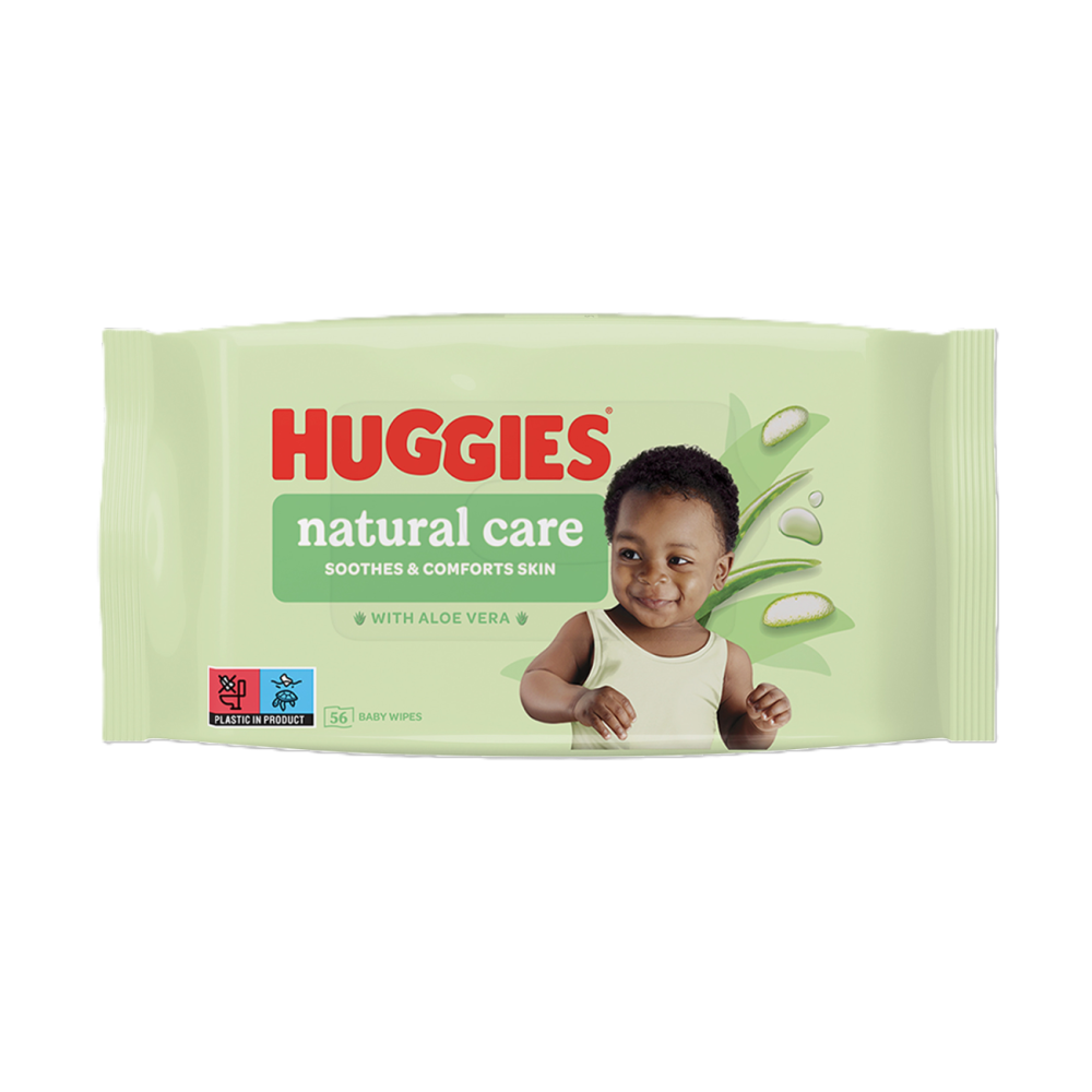 Мокри кърпички Huggies Wipes Natural Care, 56 бр.