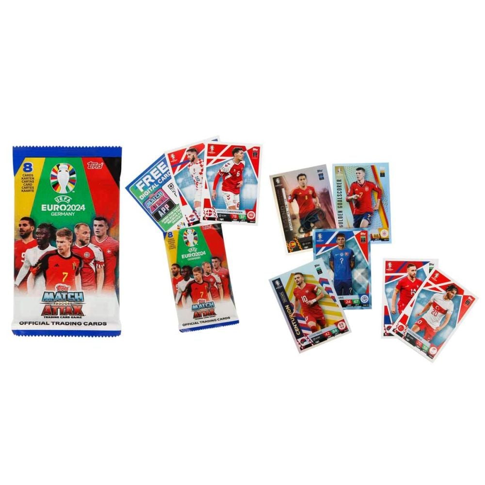 Карти с футболисти, Topps, UEFA EURO 2024, 8 броя