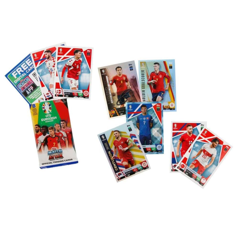 Карти с футболисти, Topps, UEFA EURO 2024, 8 броя