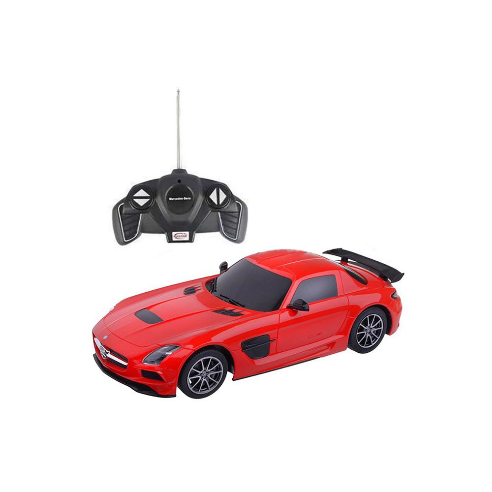 Количка с дистанционно Rastar Mercedes-Benz SLS 1:18, Червена