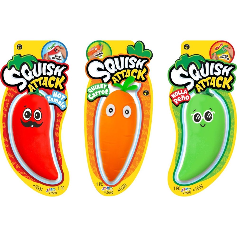 Гъвкава фигурка Jaru, Зеленчук, Squish Attack