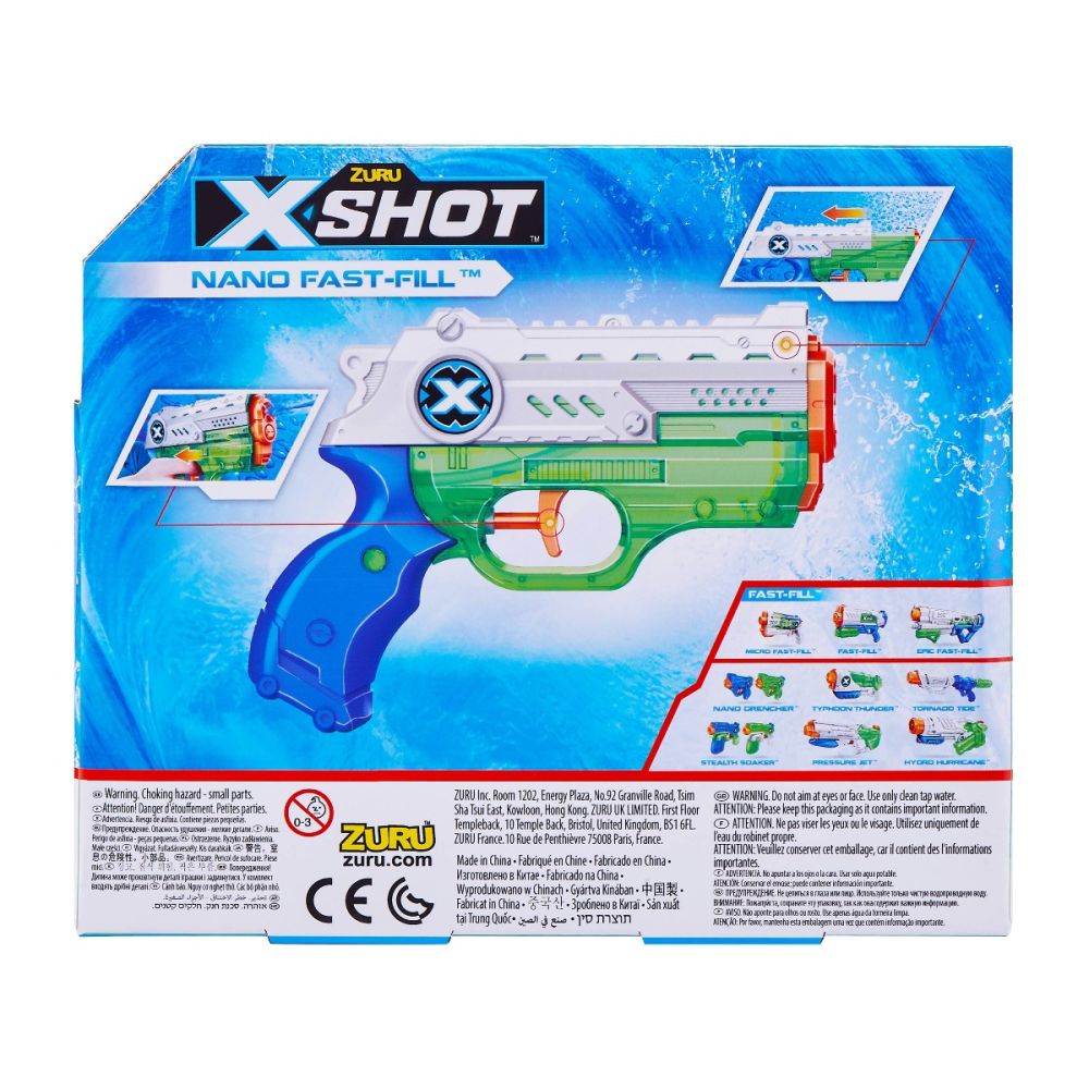 Воден пистолет X-Shot Warfare Fast-Fill Nano