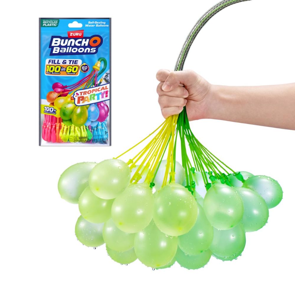 Комплект 100 водни балона, Bunch O Balloons, Tropical Party