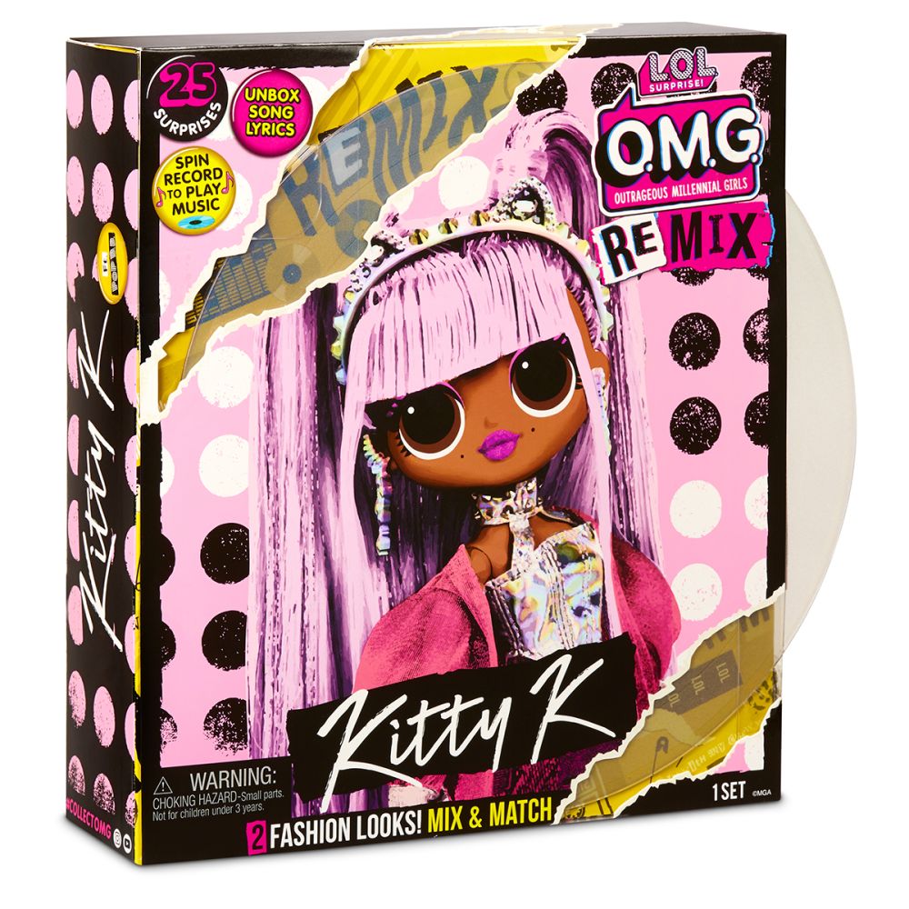 LOL Surprise OMG Remix, Модна Кукла Kitty K с 25 изненади, 567240E7C