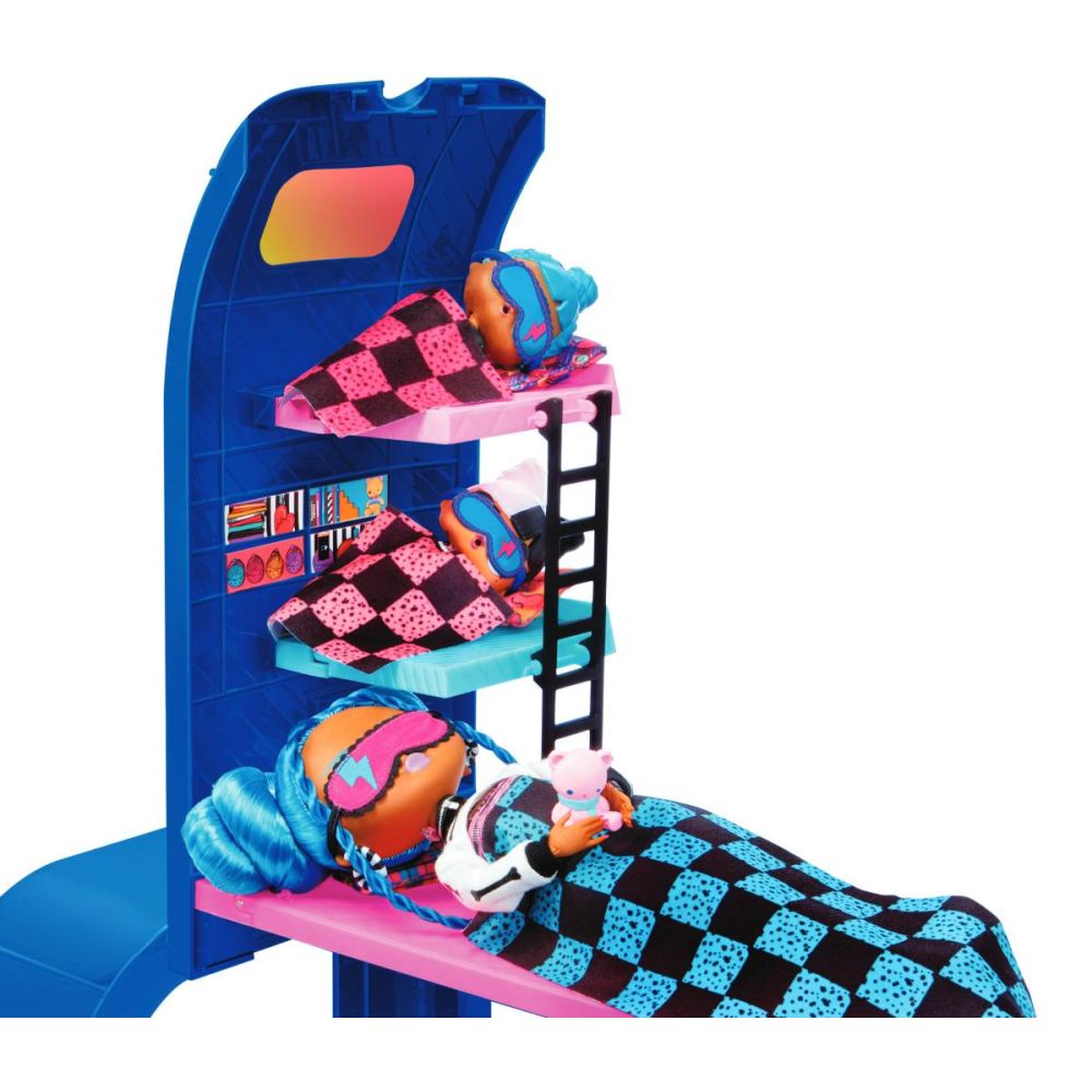 LOL Surprise OMG 4 in 1 Glamper, Комплект за игра Каравана със светлини, звуци и 55 изненади