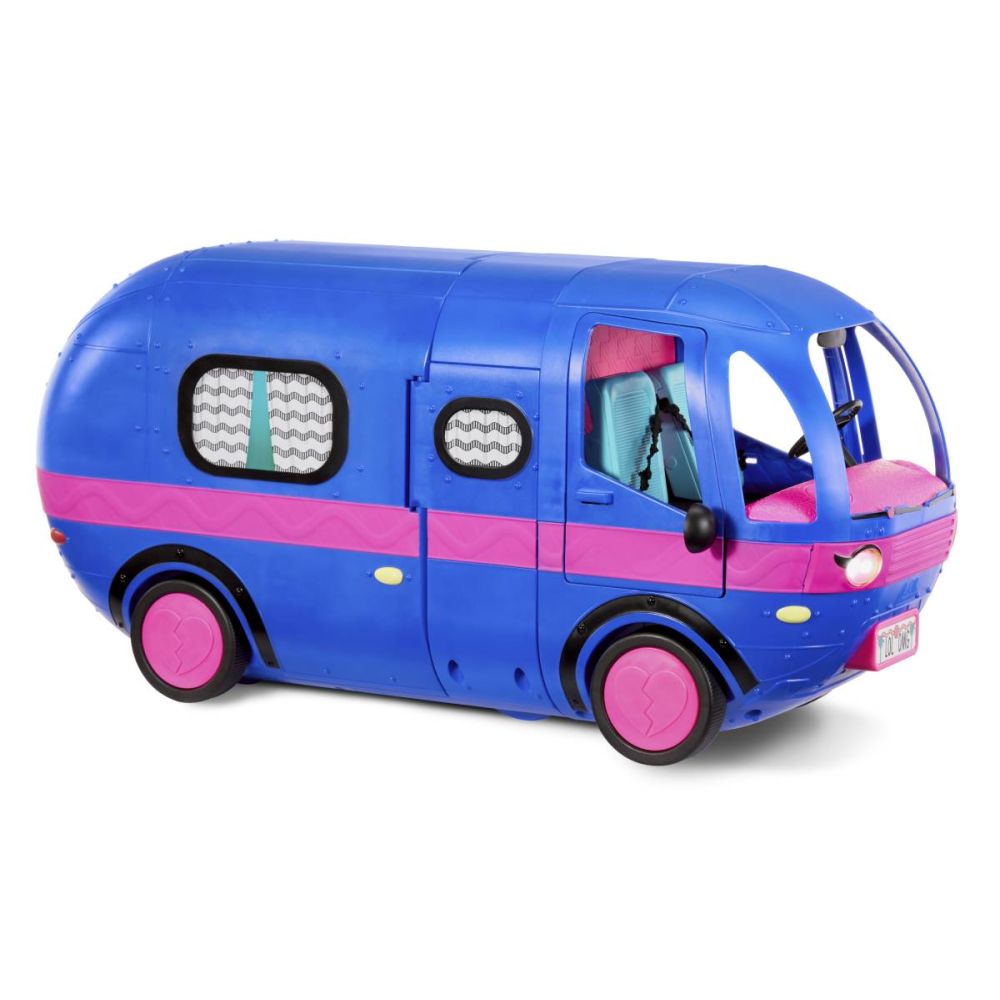 LOL Surprise OMG 4 in 1 Glamper, Комплект за игра Каравана със светлини, звуци и 55 изненади