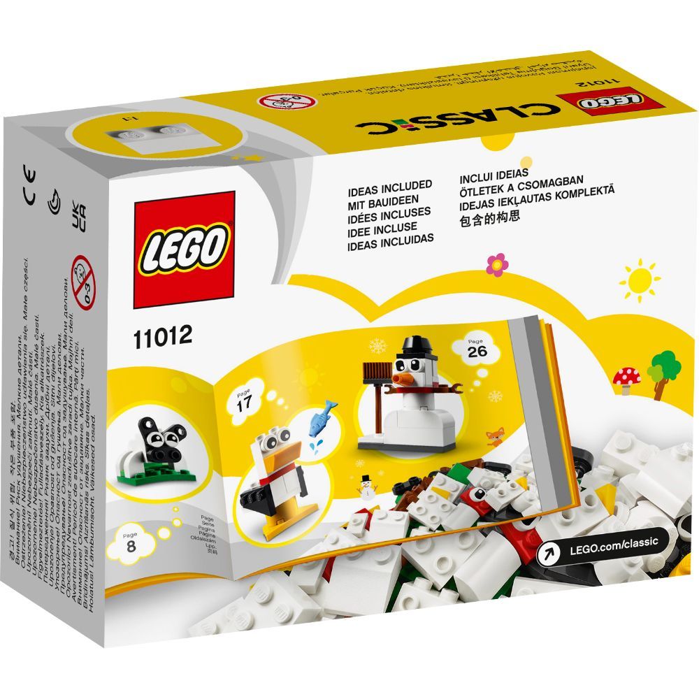 LEGO® Classic - Творчески бели тухлички (11012)