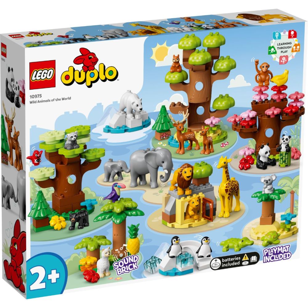 LEGO® Duplo - Диви животни от целия свят (10975)
