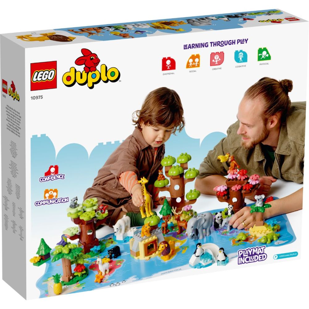 LEGO® Duplo - Диви животни от целия свят (10975)