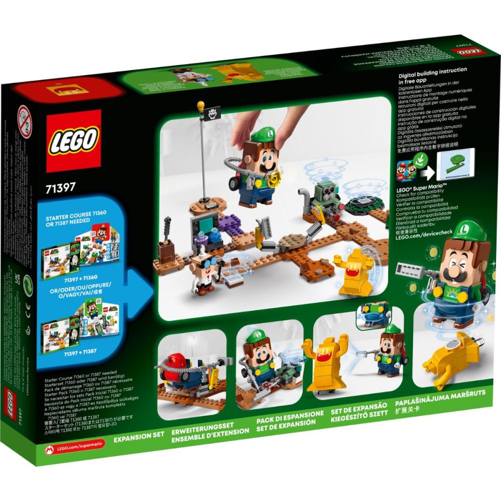 LEGO® Mario - Комплект Luigi’s Mansion™ Lab and Poltergust (71397)