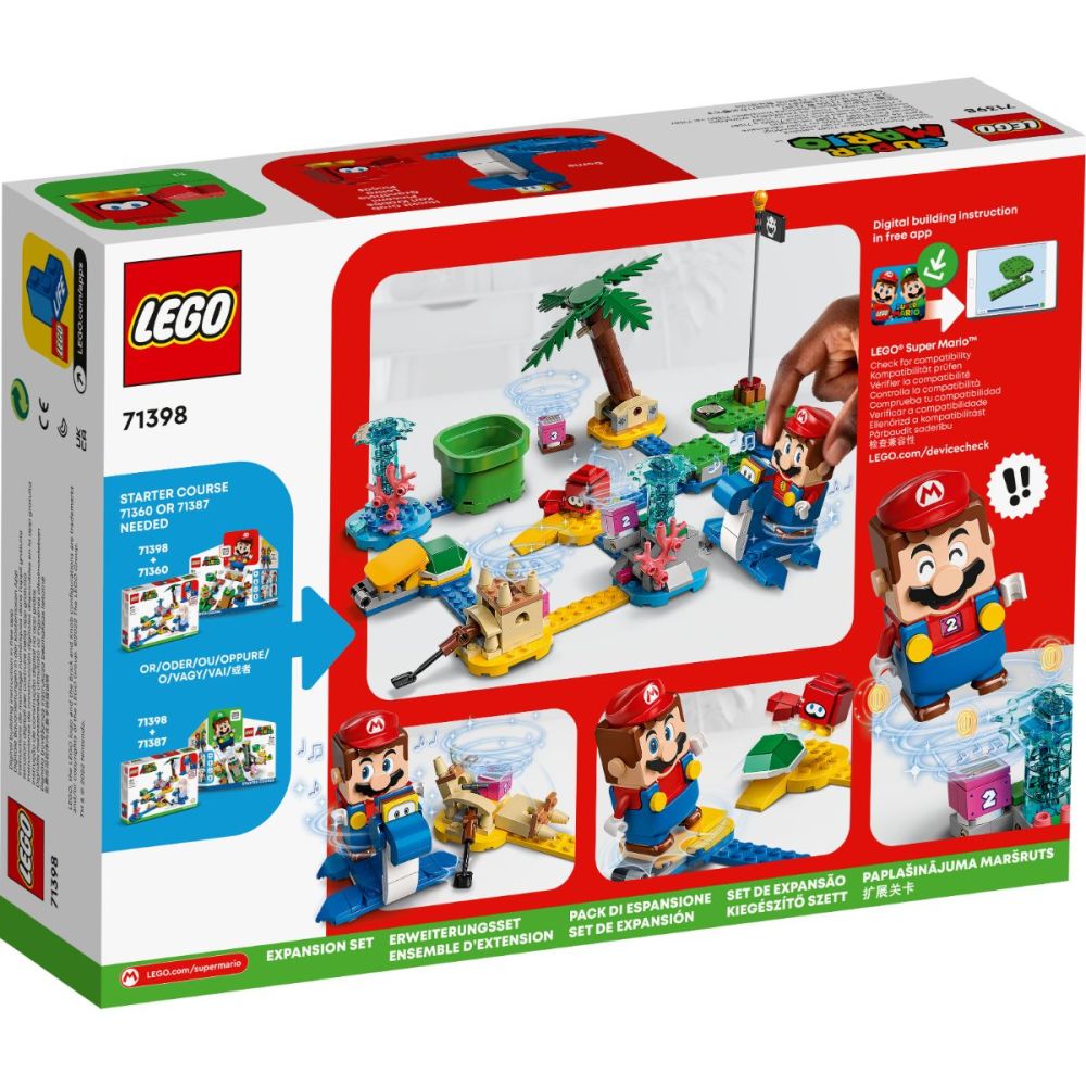 LEGO® Mario - Комплект с допълнения Dorrie’s Beachfront (71398)