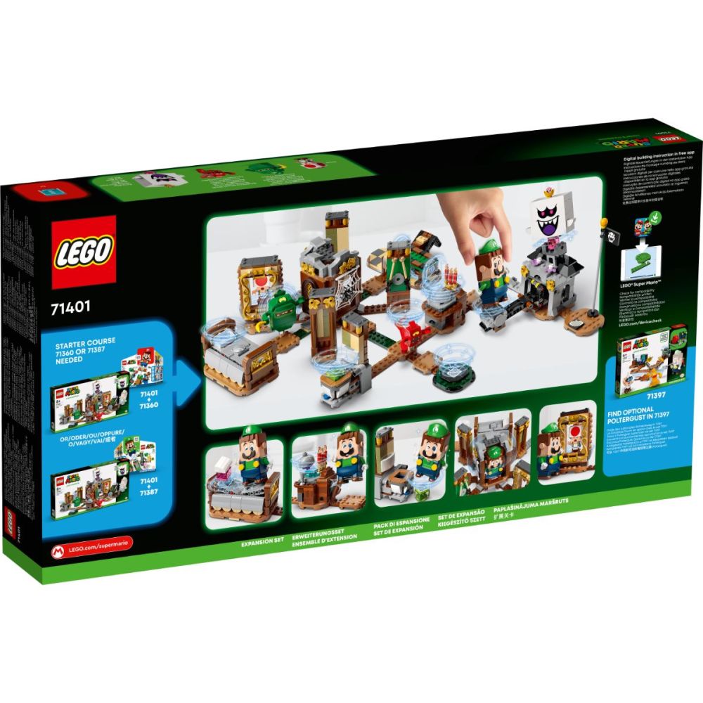 LEGO® Mario - Комплект с допълнения Luigi’s Mansion™ Haunt-and-Seek (71401)