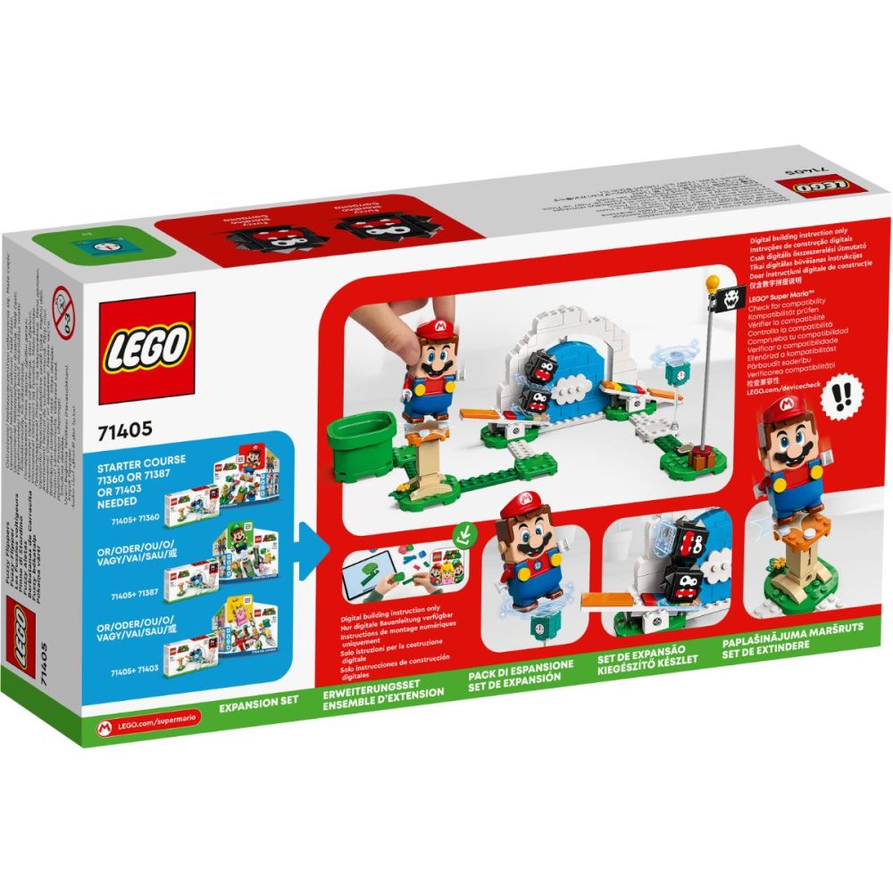 Lego® Super Mario - Комплект с допълнения Fuzzy Flippers (71405)