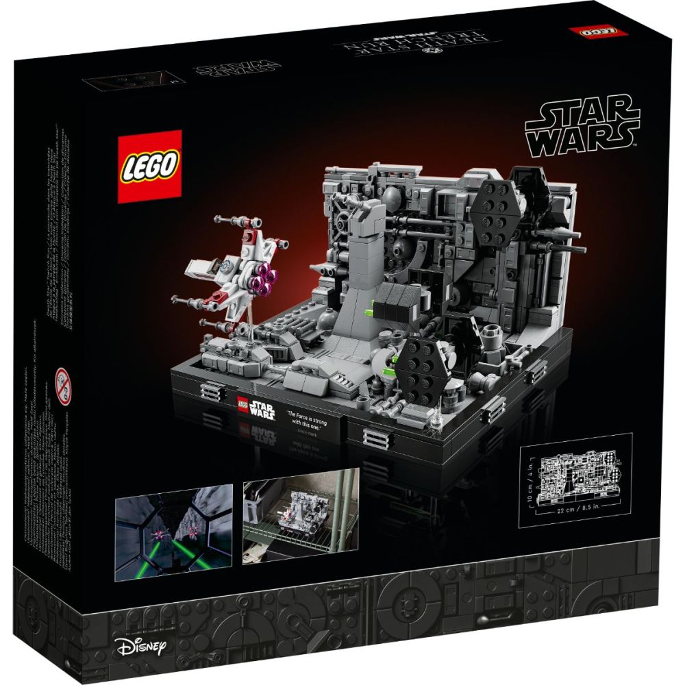 LEGO® Star Wars - Диорама на полета към шахтата на Death Star™ (75329)