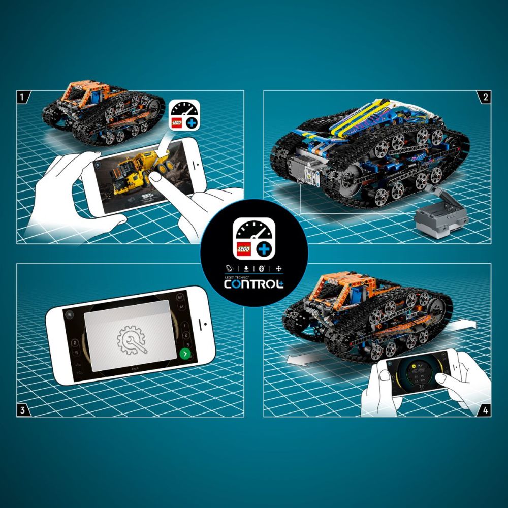 LEGO® Technic - Превозно средство, което се трансформира (с приложение) (42140)