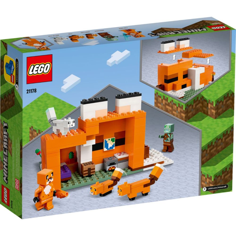 LEGO® Minecraft - Хижата на лисиците (21178)