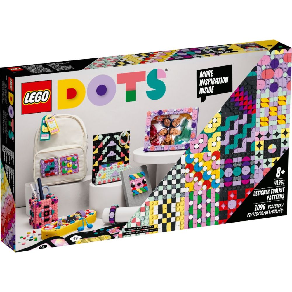 LEGO® Dots - Дизайнерски инструменти – десени (41961)