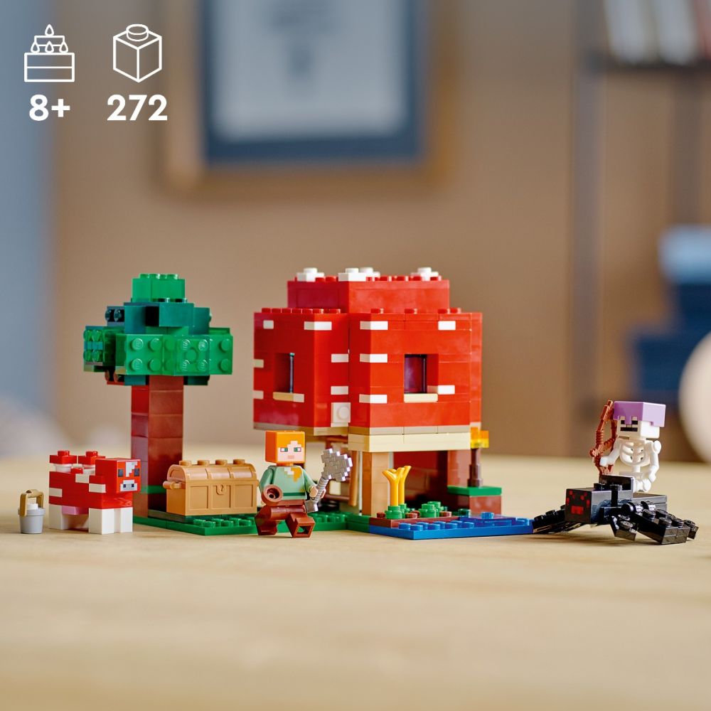 LEGO® Minecraft - Къщата на гъбите (21179)