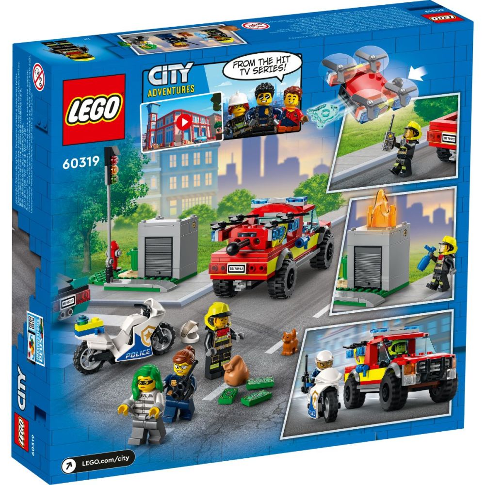 LEGO® City - Спасение при пожар и полицейско преследване (60319)