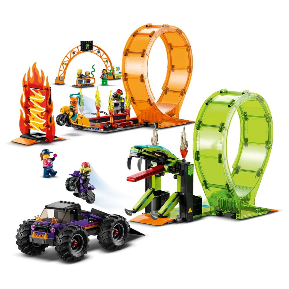 Lego® City - Арена за каскади с два лупинга (60339)