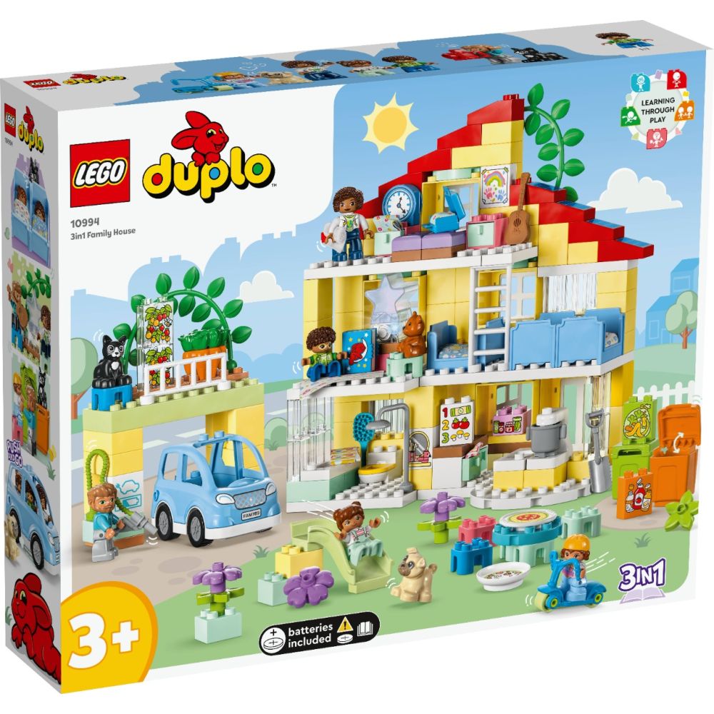 LEGO® DUPLO - Семейна къща 3 в 1 (10994)