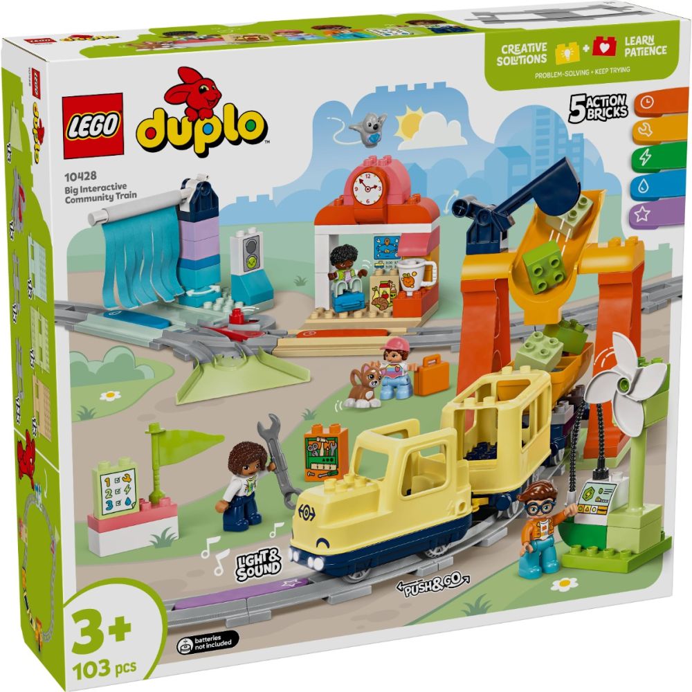 LEGO® DUPLO® - Голям влак за взаимодействия (10428)