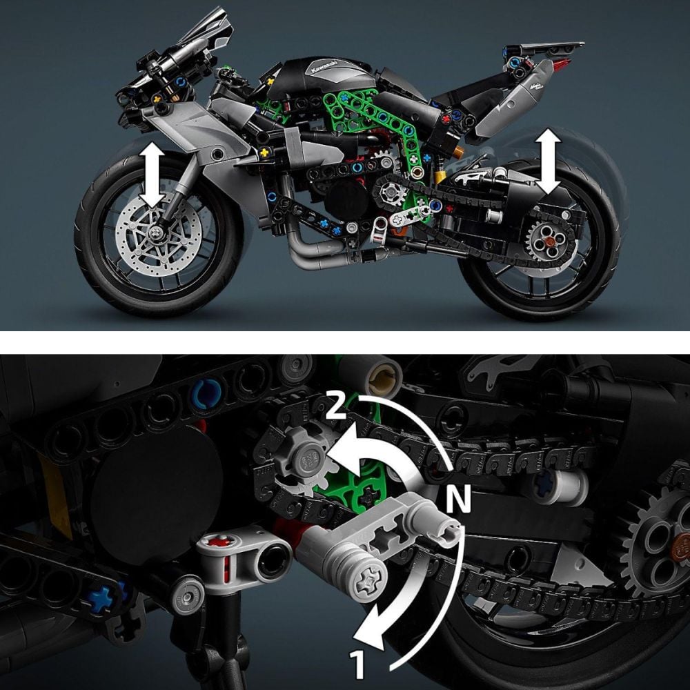 LEGO® Technic - Мотоциклет Kawasaki Ninja H2R (42170)