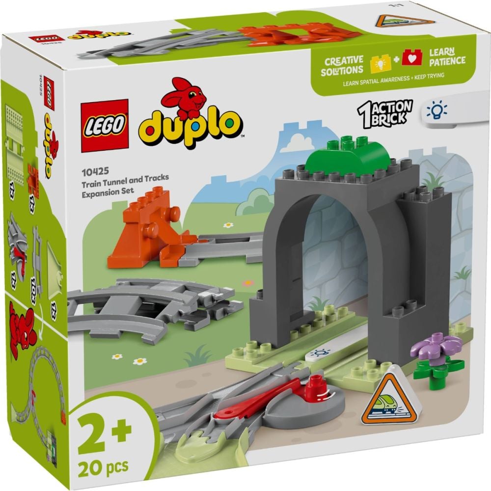 LEGO® DUPLO® - Комплект с тунел и релси за влак (10425)