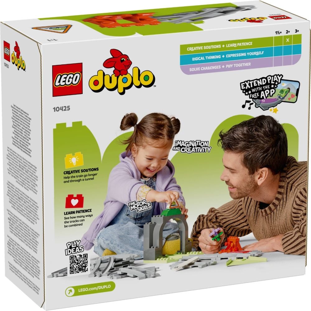 LEGO® DUPLO® - Комплект с тунел и релси за влак (10425)