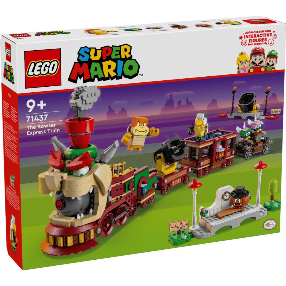 LEGO® Super Mario - Влакът Bowser Express (71437)