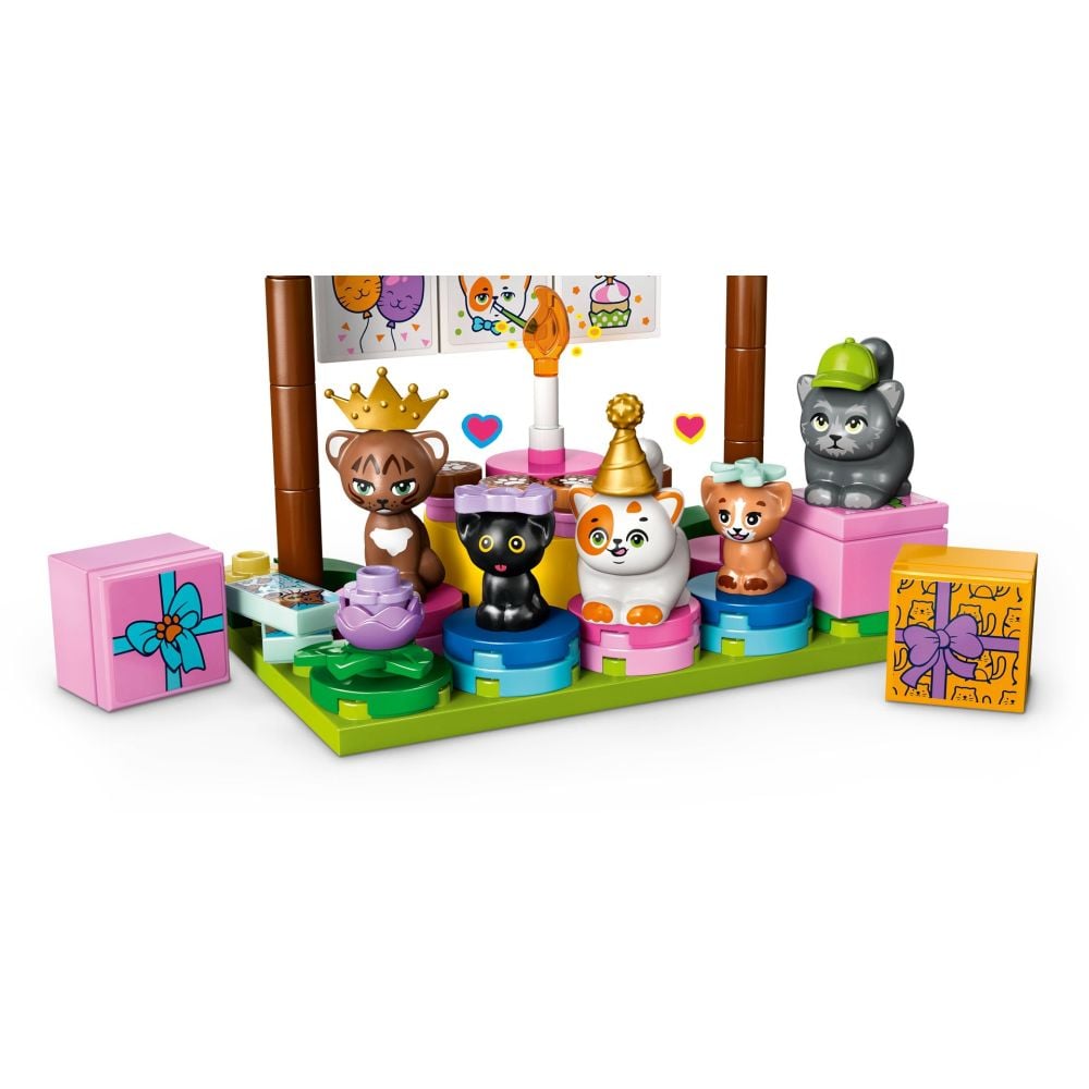 LEGO® Friends - Котешко парти за рожден ден и дървесна къща (42666)