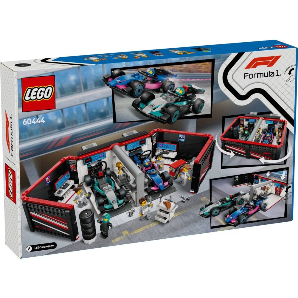 LEGO® City - Гараж от F1® с коли Mercedes-AMG и Alpine (60444)