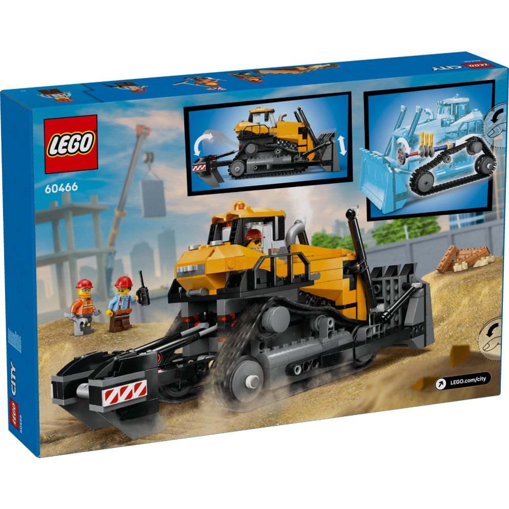 LEGO® City - Жълт булдозер (60466)