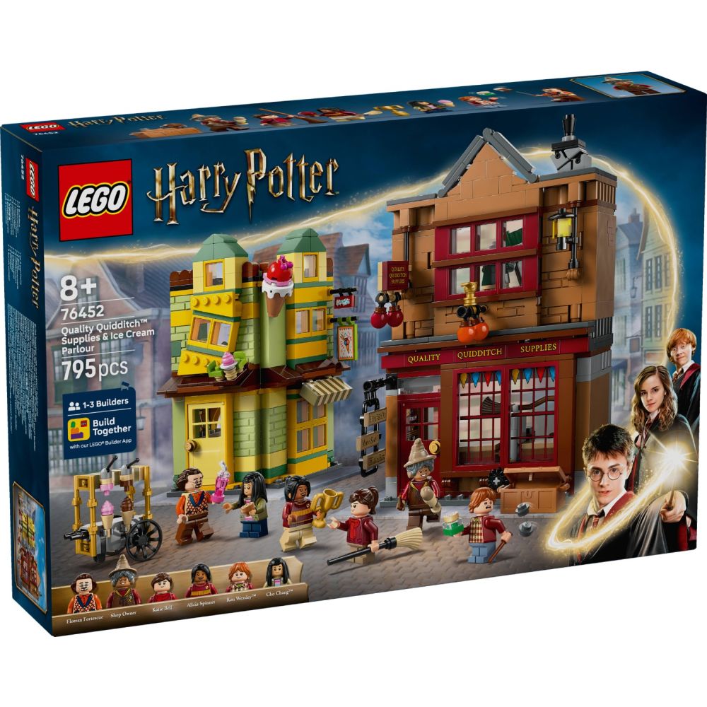 LEGO® Harry Potter - „Всичко за куидича“ и салон за сладолед (76452)