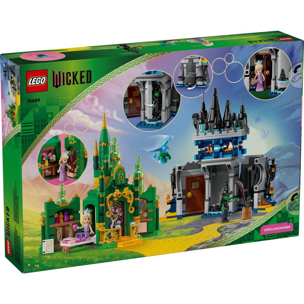 LEGO® Wicked - Изумруденият град и дворецът Киамо Ко (75689)