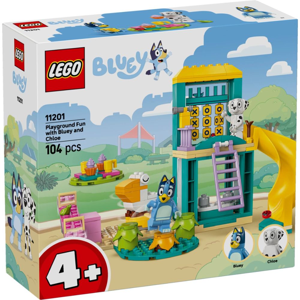 LEGO® Bluey - На площадката с Блуи и Клои (11201)