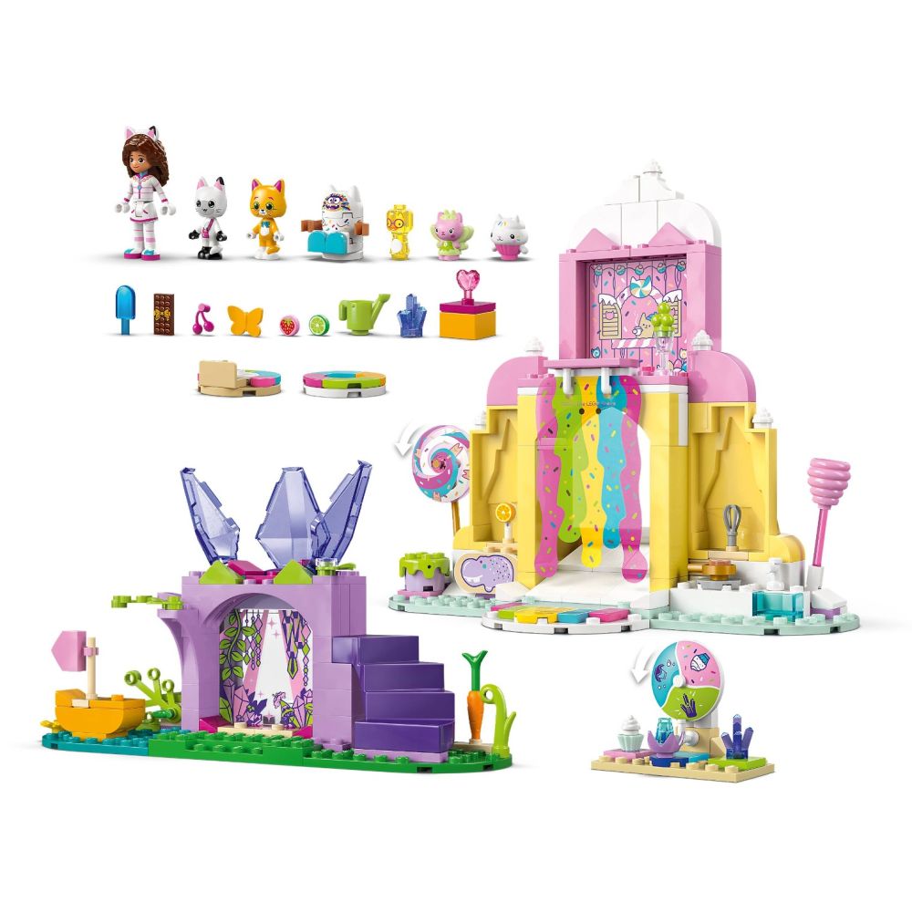 LEGO® Gabby's Dollhouse - Царство на сладкишите и котешка градина (11205)